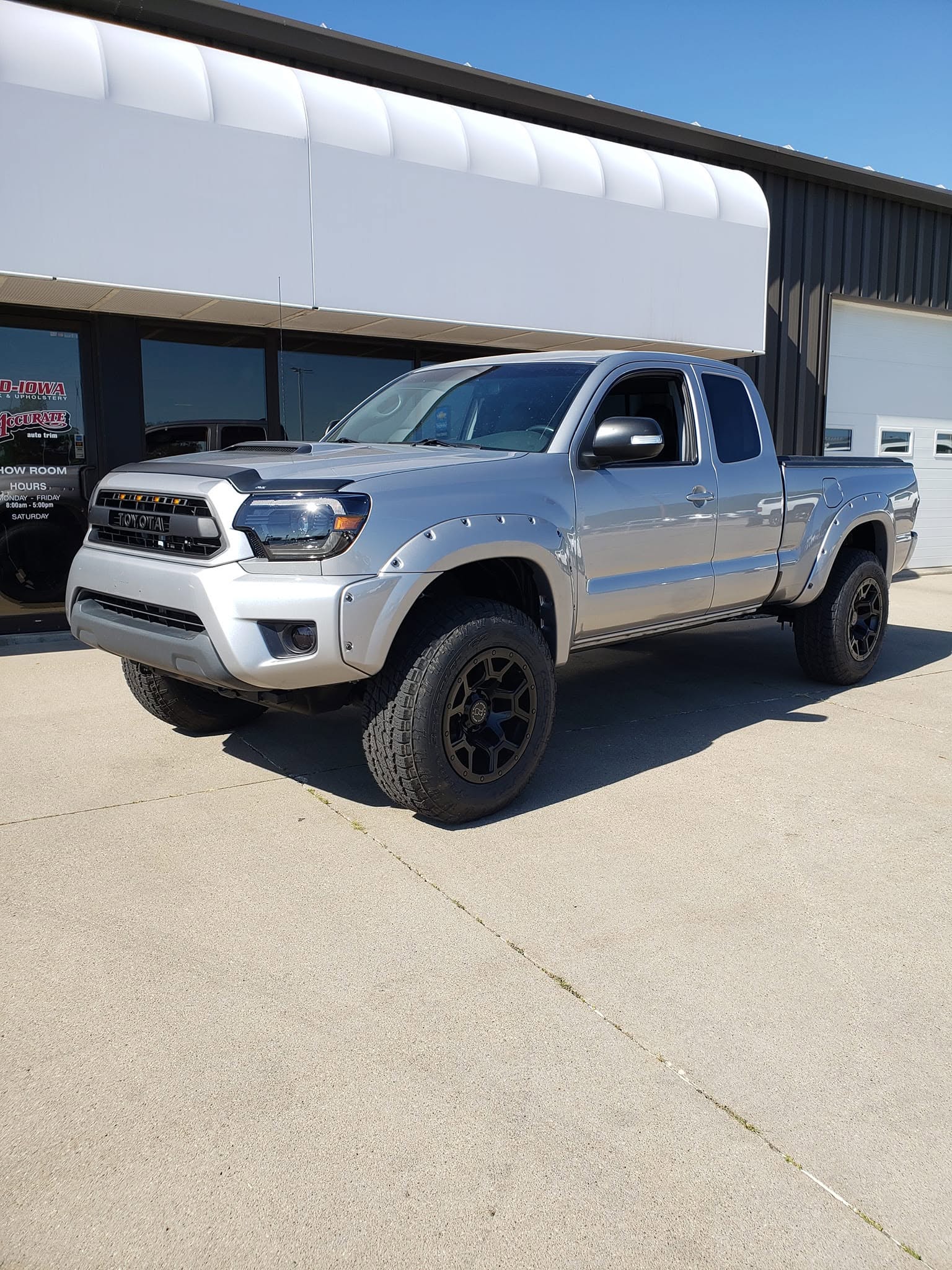 Truck with professionally installed accessories